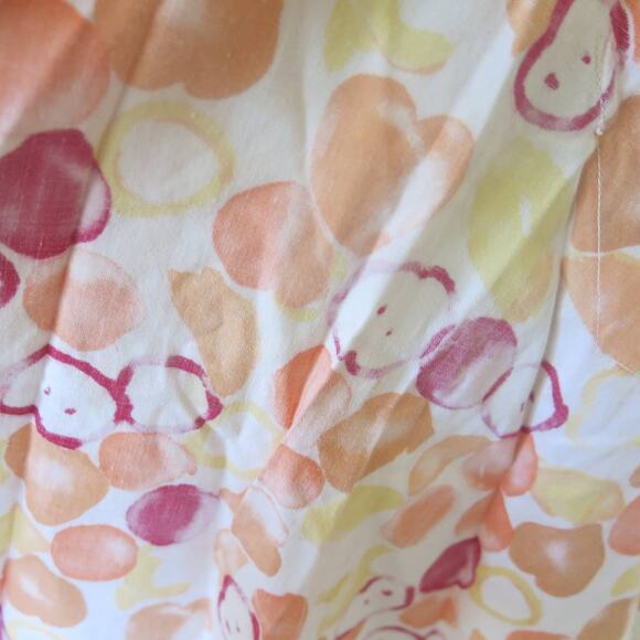 VINTAGE 1950/1960 Half Apron Handmade Apple/Lemon/Orange Pocket Ric Rac Farm - Picture 3 of 8